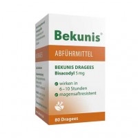 Таблетки от запоров BEKUNIS Dragees Bisacodyl 5 mg magensaftres.Tabl. 80 шт Hansa Naturheilmittel Таблетки от запоров BEKUNIS Dragees Bisacodyl 5 mg magensaftres.Tabl. 80 шт Hansa Naturheilmittel